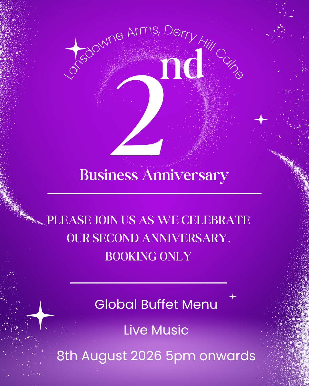 2nd Business Anniversary, 8th August 2026